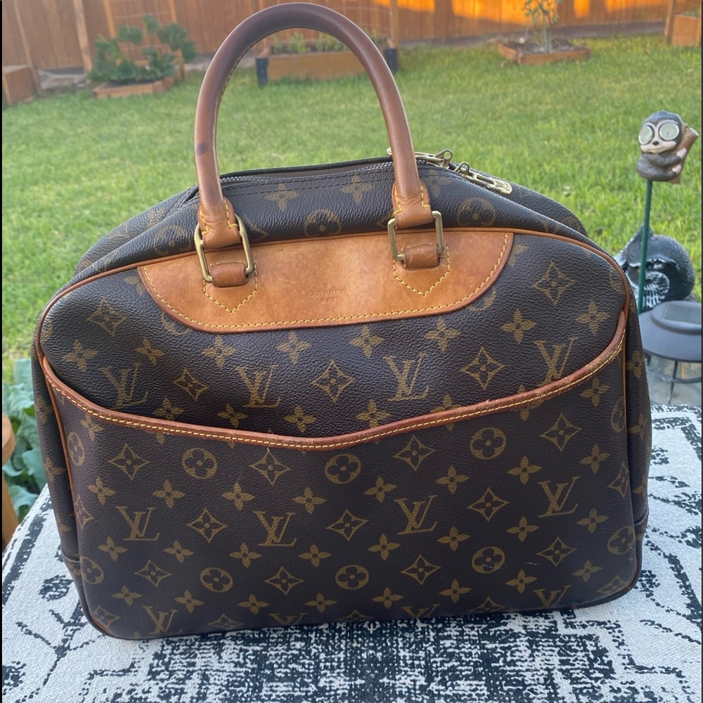 Louis Vuitton LV Hand Bag Deauville  Browns Monogram